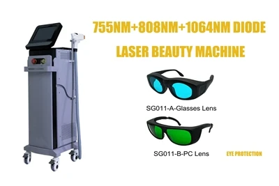 1000W 755NM 808NM 1064NM Diod Lazer Güzellik Makinesi İçin Lazer Güvenlik Göz...